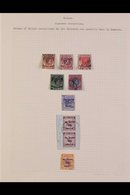 USED IN SUMATRA  A Small Collection Of Japanese Or Japanese Occupation Of Malaya Stamps Cancelled By Very Fine Sumatra C - Other & Unclassified