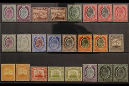 1903-14 KEVII MINT COLLECTION  Presented On A Stock Card That Includes 1903-04 CA Wmk 2d & 3d, 1904-14 Set To Both Colou - Malte (...-1964)