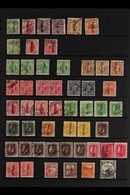 OFFICIALS  1907-1963 OLD TIME USED COLLECTION Presented On Stock Pages With Useful 19th Century Range To 1s, KEVII Range - Other & Unclassified