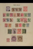 1883 - 1923 TREMENDOUS COLLECTION ON "IMPERIAL" ALBUM PAGES.  A Mint & Used Collection On 10 SG "Imperial" Album Pages W - Borneo Del Nord (...-1963)