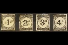 POSTAGE DUES  1929-52 Complete Set, SG D1/4, Very Fine Used (4 Stamps). For More Images, Please Visit Http://www.sandafa - Nordrhodesien (...-1963)