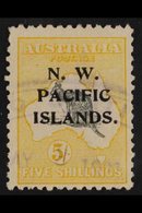 NWPI  1918-22 5s Grey & Yellow Roo Overprint, SG 116, Fine Used. For More Images, Please Visit Http://www.sandafayre.com - Papua Nuova Guinea