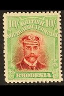 1913-19  10s Crimson & Yellow Green, P14, Die II, SG 241, Fine Mint For More Images, Please Visit Http://www.sandafayre. - Other & Unclassified