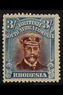 1922  3s Red Brown And Turquoise Blue, Head Die III, Perf 14 From Double Plates, SG  304, Very Fine Mint. For More Image - Other & Unclassified