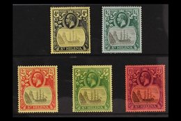 1922-37  "Badge Of St Helena" (watermark Multi Crown CA) Complete Set, SG 92/96, Very Fine Mint. (5 Stamps) For More Ima - Sint-Helena