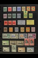 1912-1936 MINT KGV COLLECTION  An Attractive Collection, ALL DIFFERENT And Presented On A Stock Page. Includes 1912-21 D - Ste Lucie (...-1978)