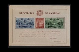 1945  50th Anniversary Of The Government Palace Miniature Sheet, Perf 14, SG MS308a Or Sassone Foglietti 6, Fine Mint. F - Other & Unclassified