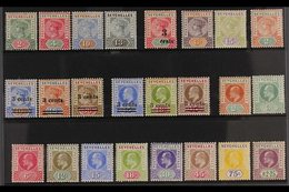 1890-1906 OLD TIME MINT COLLECTION.  An All Different Range That Includes QV Ranges To 15c & KEVII Ranges To 2r25c. Fine - Seychelles (...-1976)