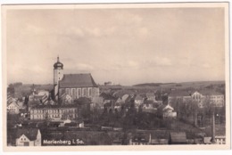 Marienberg I. Sa. - Stadtkirche St. Marien - (1952 - DDR) - ZUG/TRAIN - Marienberg