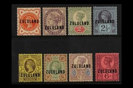 ZULULAND  1888 ½d To 6d "ZULULAND" Overprinted, SG 1/8, Some Values Lightly Toned, A Good To Fine Mint Group. (8 Stamps) - Zonder Classificatie