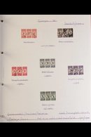 POSTAGE DUES  1932-52 FINE USED GROUP Incl. 1932-42 Most Values To 6d, 1943-4 Bantams Set Plus 1d Bright Carmine & 2d Br - Non Classés
