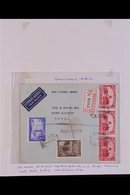 1930 SPANISH / AMERICAN EXHIBITION COVERS GROUP.  An Attractive Assembly That Includes 3 Covers Bearing A Range Of Perf  - Andere & Zonder Classificatie