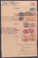 "Germania", 7 Späte Bedarfskarten, Ansehen! - Postcards