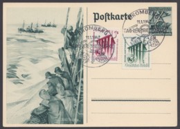 P 266 Mit Zusatzfr. 692/3, Sst "Bromberg" Tag Der Briefmarke, 11.1.42 - Postkarten