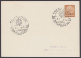 PP 122 A 1/03, Sst "Oberhof, NS-Winterkampfspiele", 18.2.38 - Private Postal Stationery