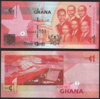 Ghana P 37 B - 1 Cedi 6.3.2010 - UNC - Ghana