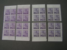 BM 4 Blöcke  ** MNH  2 Farben - Unused Stamps