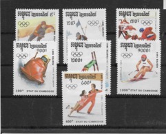 Thème Sports D'Hiver - Cambodge - Timbres Neufs ** Sans Charnière - TB - Winter (Other)