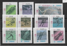 Thème Sports D'Hiver - Canada - Timbres Neufs ** Sans Charnière - TB - Winter (Other)