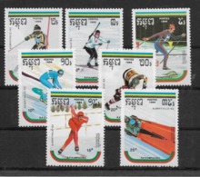 Thème Sports D'Hiver - Kampuchea - Timbres Neufs ** Sans Charnière - TB - Hiver