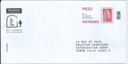 Entiers Postaux : Enveloppe Réponse Type L'Engagée Yzeult Catelin PRIO Datamatrix La Mie De Pain 196076 ** - PAP: Ristampa/Marianne L'Engagée