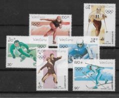 Thème Sports D'Hiver - Laos - Timbres Neufs ** Sans Charnière - TB - Invierno