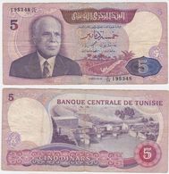 Tunisia P 79 - 5 Dinars 3.11.1983 - Fine+ - Tunesien