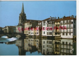 09- ST SAINT GIRONS -L' EGLISE - LE PONT VIEUX- LE SALAT  - ARIEGE - Saint Girons