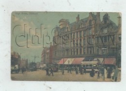 Sheffield (Royaume-Uni, Yorkshire) : Tramway In High Street In 1910 (lively) PF . - Sheffield