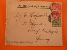 ENVELOPPE  ON HIS MAJESTY'S SERVICE - South Africa