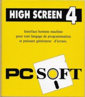 PC Soft - Manuel High Screen 4 (vers 1990, TBE+) - Informatique