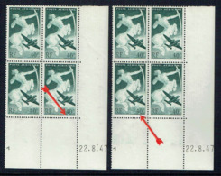 FRANCE - N°PA 16 **- Sagittaire - Variété " Anneau Lune " Sous Les 4 Dans Les Coins Datés . Les 2 Places Existantes. - Unused Stamps