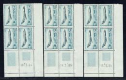 FRANCE - N°PA 42 **-  Mystère 20 -  Les 3 GALVANOS DIFFERENTS Du Coin Daté  Du 18/5/1965 - Luftpost