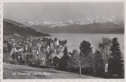 Suisse - Oberhofen Am Thunersee - Vue Générale - Postmarked 1952 - Oberhofen Am Thunersee