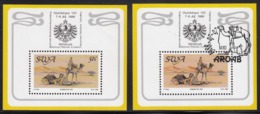 South West Africa SWA (now Namibia) - 1988 - Centenary Of The Postal Services - Camel Mail Miniature Sheet - Namibie (1990- ...)