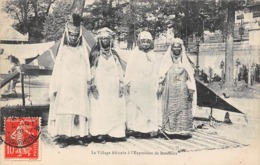 Thème  Exposition Coloniale.    Bordeaux 1908 Village Africain   (voir Scan) - Expositions