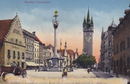 AK Straubing - Theresienplatz - 1919 (44013) - Straubing