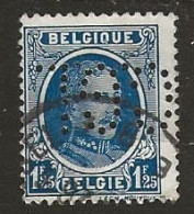 Timbre Belgique Perforé CGL - 1909-34