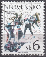 Slovensko 1997 Michel 273 O Cote (2009) 0.30 € Osrblie Biathlon Cachet Rond - Usados