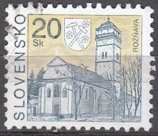 Slovensko 2000 Michel 373 O Cote (2009) 1.00 Euro Rožňava Tour De Guet Cachet Rond - Oblitérés