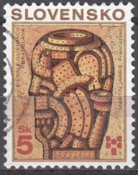 Slovensko 1999 Michel 346 O Cote (2009) 0.30 Euro Martin Jarrie Tête Imaginaire Cachet Rond - Usados