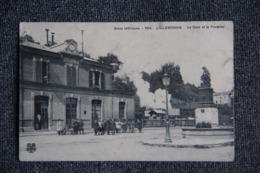 LILLEBONNE - La Gare Et La Fontaine. - Lillebonne