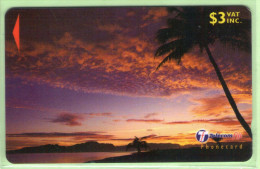 Fiji - 2000 Dawn & Dusk - $3 Clouds - "31FKB" - FIJ-161a - VFU - Fiji