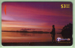 Fiji - 2000 Dawn & Dusk - $3 Man - "32FIB" - FIJ-160b - VFU - Fidji