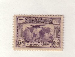 AUSTRALIE 1934 AERIEN  YVERT N°A3  NEUF MH* - Nuevos