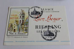 Etiquette Neuve    Riesling Les Ecaillers Leon Beyer - Riesling