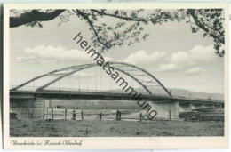 Hess.-Oldendorf - Weserbrücke - Verlag Foto-Reich Hessisch-Oldendorf 50er Jahre - Hessisch-Oldendorf