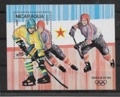 Thème Sports - Hockey Sur Glace - Nicaragua - Timbres Neufs ** Sans Charnière - TB - Eishockey