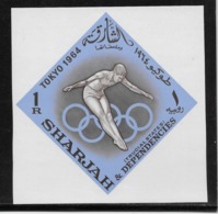 Thème Sports - Natation - Sharjah - Timbres Neufs ** Sans Charnière - TB - Natation