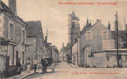 89-COULANGES-SUR-YONNE- LA RUE PRINCIPALE - Coulanges Sur Yonne